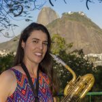 Liana Magalhães, saxofonista. Foto Andre Santos
